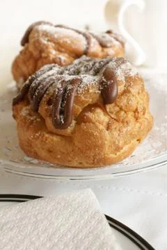 Choux buns Stock Photos