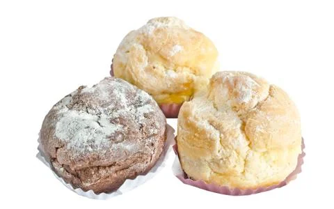 Choux cream Stock Photos