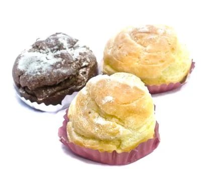 Choux cream Foto stock