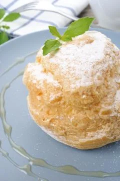 Choux cream Stock Photos