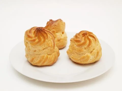 Choux pastry puffs Foto stock
