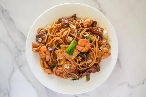 Chow mein Stock Photos
