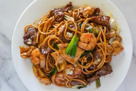 Chow mein Stock Photos