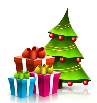 Chrestmas tree Illustrazione stock
