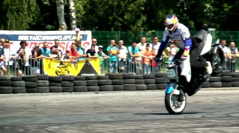 Chris Pfeiffer stuntriding 13 Stock Footage 50521329