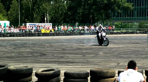 Chris Pfeiffer stuntriding 7 Stock Footage 50519854