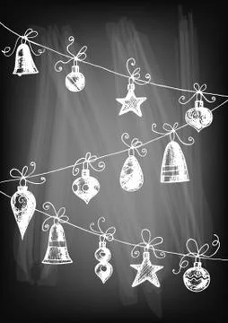 Chrismas card Stock Illustration