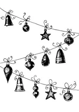 Chrismas card Stock Illustration