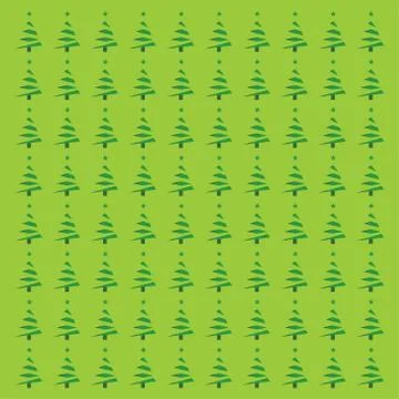 Chrismtas tree pattern Illustrazione stock