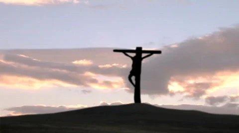 Christ on Calvary Stock Footage 545927