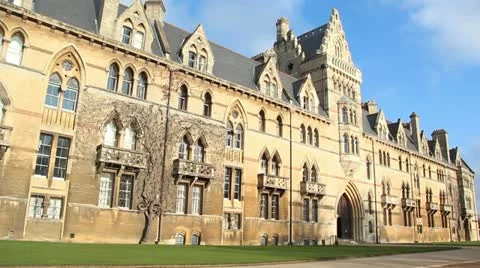 Christ Church College, Oxford University Stock Footage