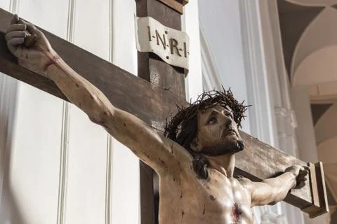 Christ on the cross Foto stock