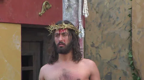 Christ flagellation 07 Stock Footage 22558815