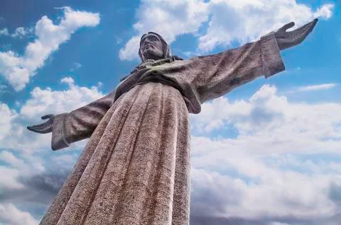 Christ the king (side) Stock Photos