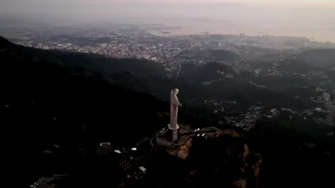 Christ the Redeemer and Sugarloaf Mountain - Cristo Redentor Stock Footage 237694456