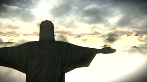 Christ the Redeemer Stock Footage 25194304