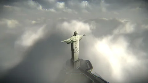Christ the Redeemer Stock Footage 25195274