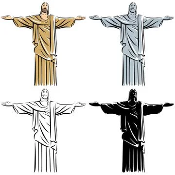 Christ the Redeemer Stock Illustration