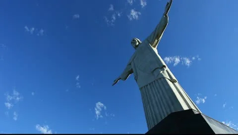 Christ the Redeemer, Rio de Janeiro Stock Footage