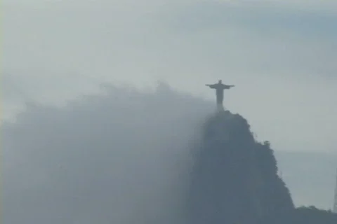 Christ Redeemer Statue Video stock 633855