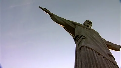 Christ the Redeemer Statue Stock Footage 80168566