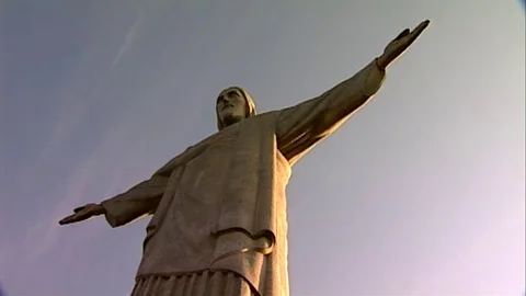 Christ Redeemer Statue Stock Footage 80168739