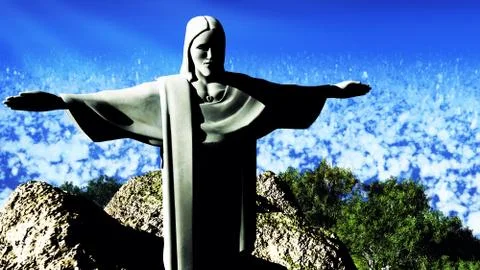 Christ the Reedemer Stock Illustration