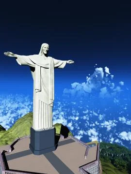 Christ the Reedemer Stock Illustration