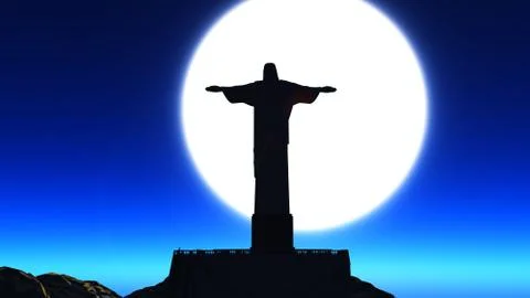 Christ the Reedemer Stock Illustration