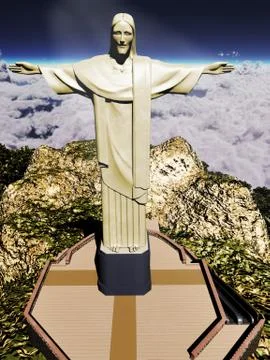 Christ the Reedemer Stock Illustration