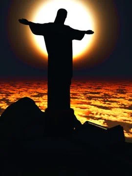 Christ the Reedemer Stock Illustration
