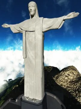 Christ the Reedemer Stock Illustration