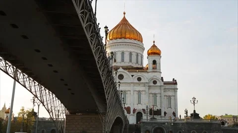 Christ the Savior Cathedral Stock Footage 58279526