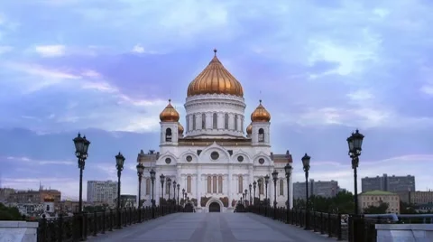 Christ the Saviour Cathedral Video stock 7908773