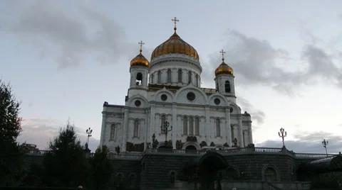 Christ the Saviour Cathedral 스톡 동영상 30600489