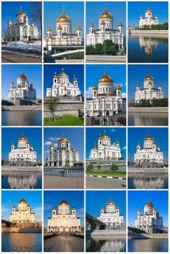 Christ Saviour Cathedral Stock Illustration