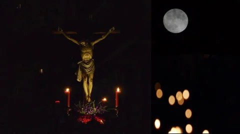 Christ of silence Stock Footage 53005855