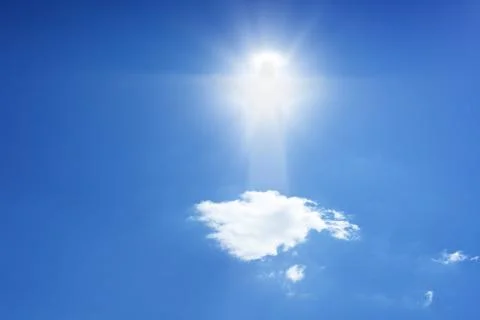 Christ in sky Illustrazione stock