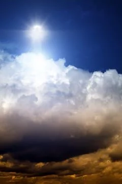 Christ in sky 库存插图