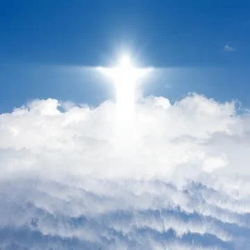 Christ in sky Stock-Illustration