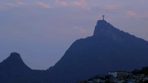 The Christ state in Rio De Janeiro, Brazil Stock Footage 73303208