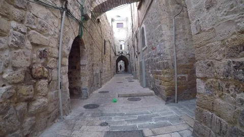 Christan Quarter, Jerusalem Stock Footage 101303692