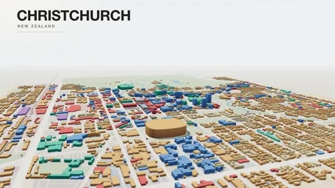 Christchurch Stockbeeldmateriaal 341756636