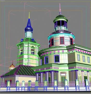 Christian Chapel 3D Model