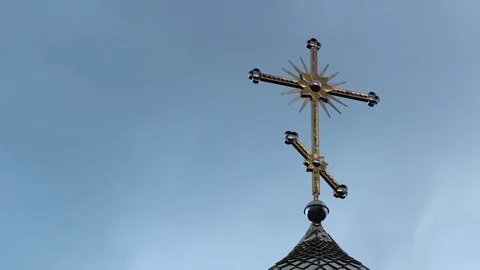 Christian cross Stock Footage 71971618