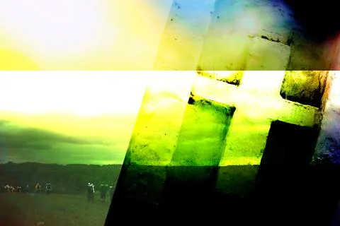 Christian cross Stock Illustration