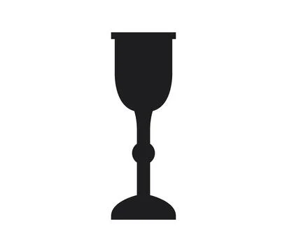 Christian cup icon illustrated in vector on white background Ilustración de archivo