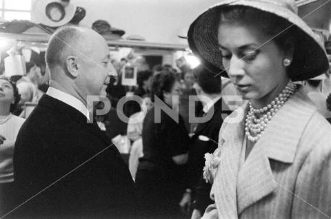 Photograph: Christian Dior and Staff Prepare for Fashion Show in Paris ...