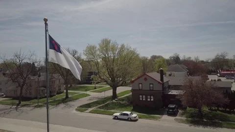 Christian flag Video stock 77709167