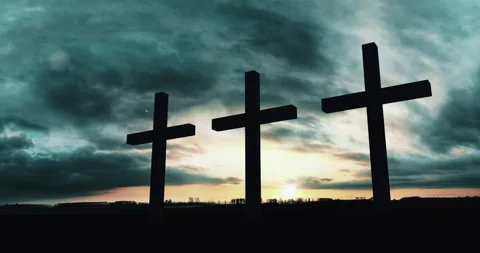 Christian Graveyard. Post War Scene. Heartbreaking. Stock Footage 186655984